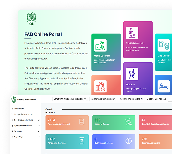 Frequency Allocation Board (FAB) Portal